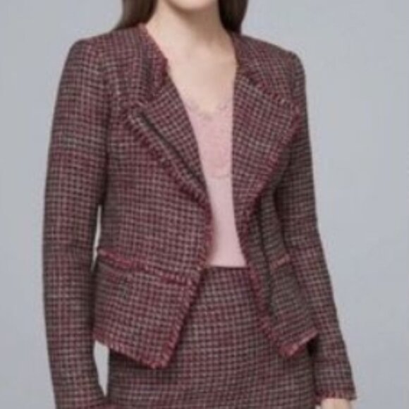 WHBM Mid Century Tweed Jacket – Size 4 – NWT - Picture 1 of 4